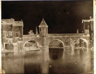 Bar-le-Duc : pont Notre-Dame sur l'Ornain, détruit en 1944 - Adolphe Humbert de Molard