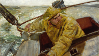 Christian Krohg (1852-1925), Paré à virer !