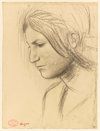 Edgar Degas - Profil de femme