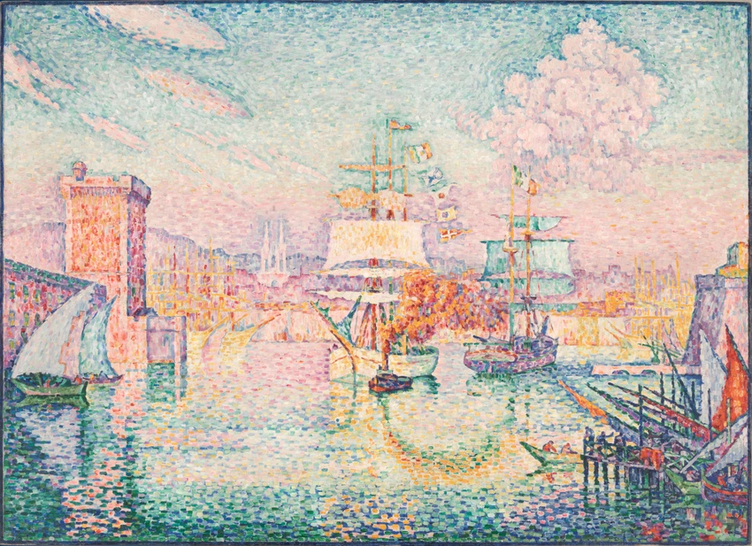 L'Entrée du port de Marseille - Paul Signac