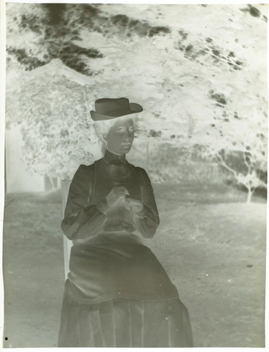 Paul Haviland - Femme assise à la campagne