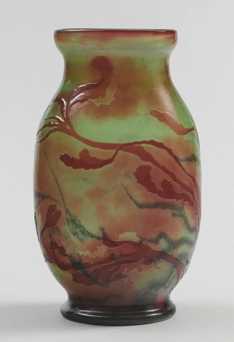 Emile Gallé - Vase à décor d'algues