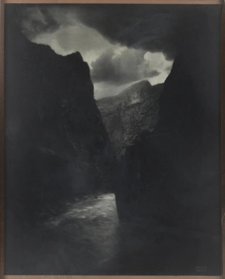 The Black Canyon - Edward Steichen
