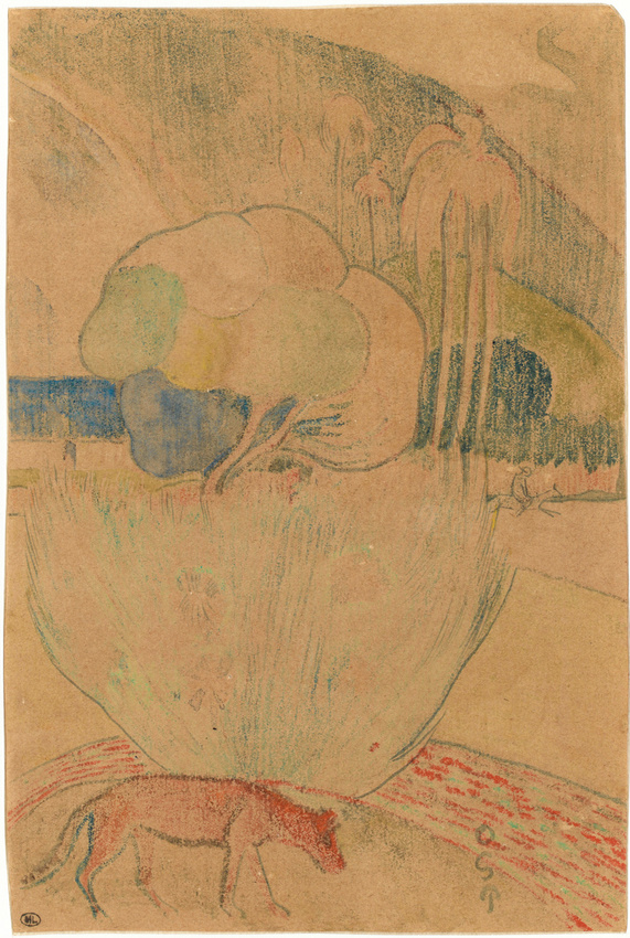Paul Gauguin - Le manguier