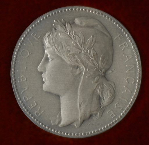 Alphonse Lechevrel - République française, projet de la pièce de 2 francs (avers...