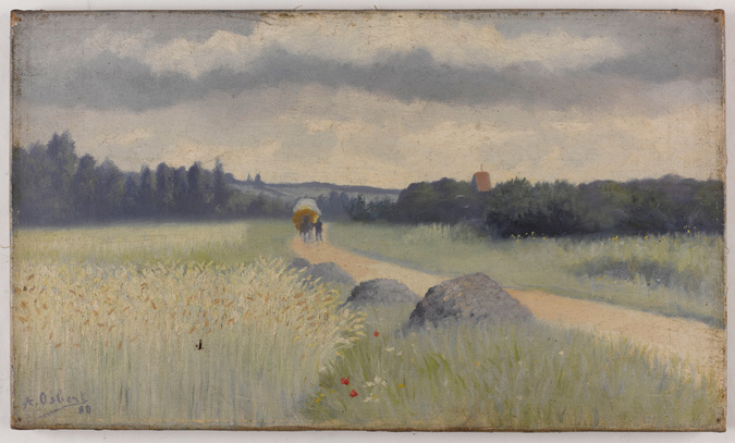 Alphonse Osbert - La Route de Saint-Ouen-L'Aumône
