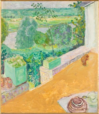 Chien sur la terrasse - Pierre Bonnard