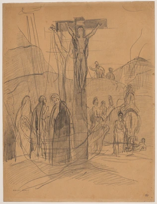 La Crucifixion - Odilon Redon