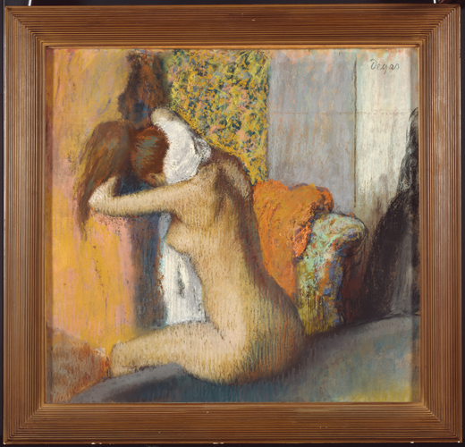 Edgar Degas - Après le bain, femme nue s'essuyant la nuque