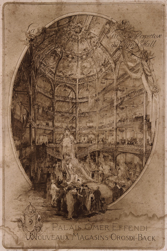Raoul Brandon - Magasin Omer Effendi (Orosdi Back) au Caire