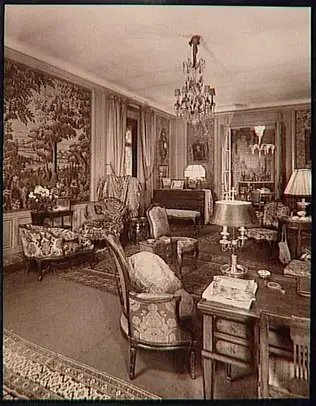 Chevojon - Hôtel particulier de Gustave Eiffel, 1 rue Rabelais, Paris, salon
