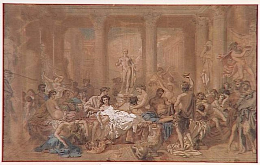 Thomas Couture Les Romains De La Décadence www.musee-orsay.fr
