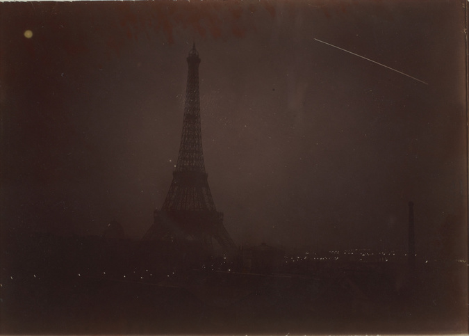 Gabriel Loppé - La Tour Eiffel dans la nuit