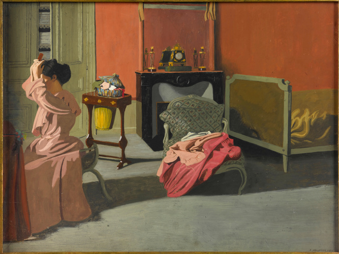 Félix Vallotton - Femme se coiffant