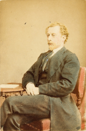 London Stereoscopic and Photographic Company - Wopke Tadema, assis, de trois-qua...