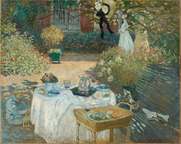 Claude Monet - Le Déjeuner : panneau décoratif