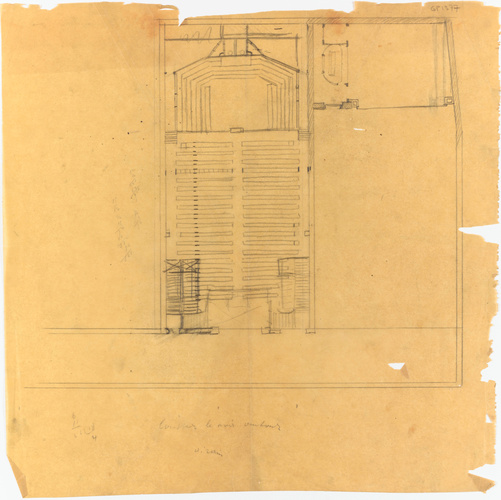 Hector Guimard - Paris 16e, 60 rue Saint-Didier, Salle Humbert de Romans (bâtime...