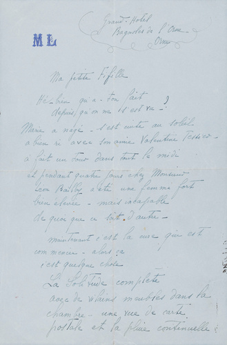 Marie Laurencin - Lettre