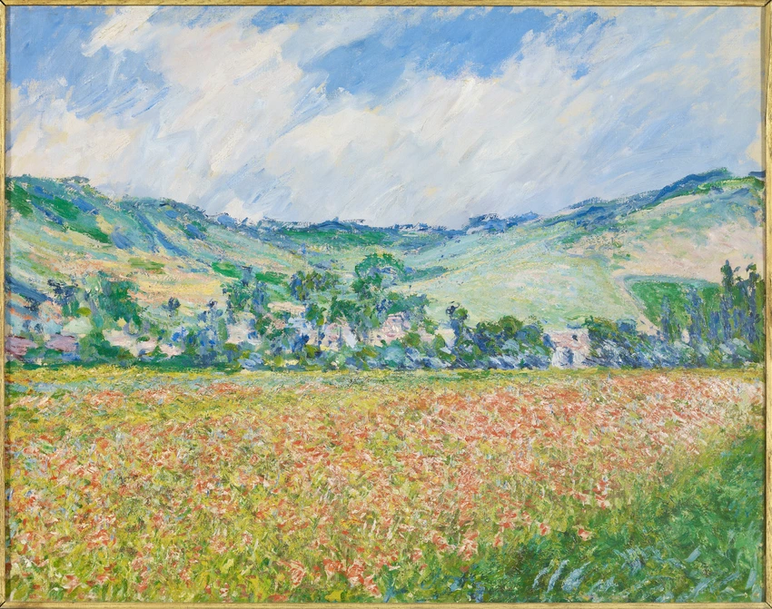 Claude Monet - Champ de coquelicots. Environs de Giverny