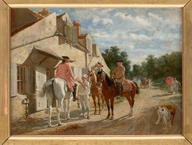 Ernest Meissonier - Au Tourne-Bride