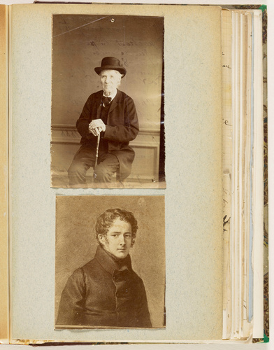Anonyme - Deux photos annotées par Jongkind