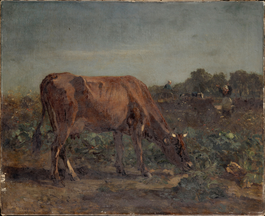 La Vache rousse - Constant Troyon | Musée d'Orsay