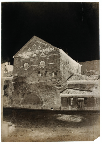 Gustave Le Gray - Poitiers (Vienne) - Côté sud, baptistère Saint-Jean