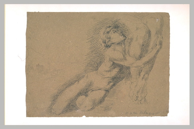 Jean-Baptiste Carpeaux - Etude pour l'un des fils d'Ugolin