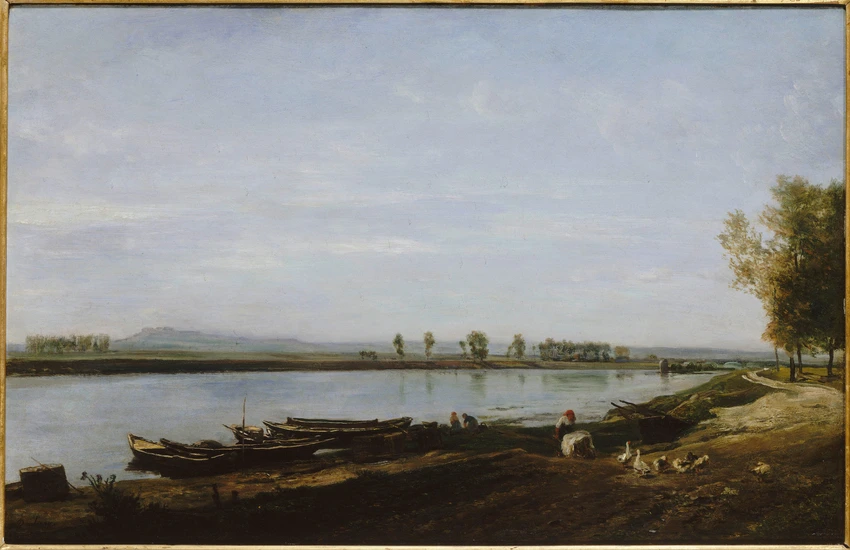 La Seine à Bezons - Charles-François Daubigny