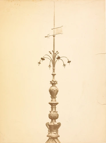 Auguste-Hippolyte Collard - Poinçon du Lude, plomb martelé, Darcy architecte