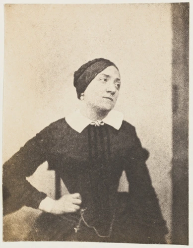 Auguste Vacquerie - Portrait de femme non identifiée