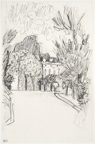 Pierre Bonnard - Maison derrière les arbres