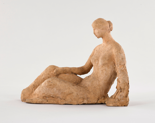 Femme nue assise les jambes allongées, étude pour le Monument aux morts de Port-Vendres - Aristide Maillol