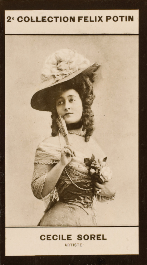 Anonyme - Cécile Sorel, artiste