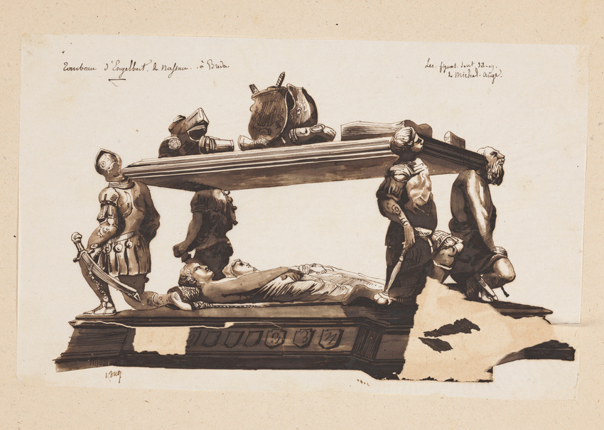 Edouard Villain - Tombeau d'Engelbert de Nafsau, Breda