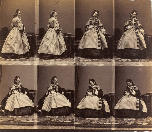 André Adolphe Eugène Disdéri - Princesse Barbe Kotchoubey en huit poses