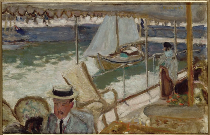 Pierre Bonnard - En yacht