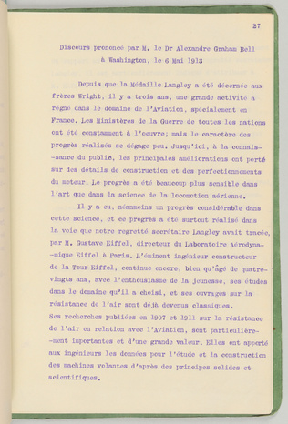 Gustave Eiffel - Biographie scientifique et industrielle. Résistance de l'air