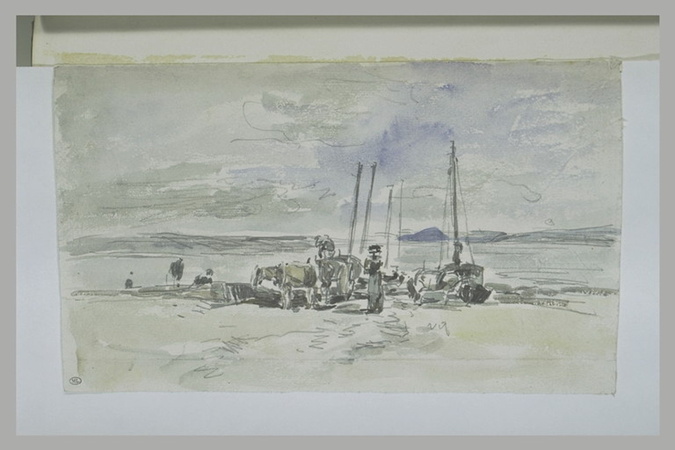 La Rade de Villefranche - Eugène Boudin | Musée d'Orsay