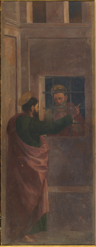 Saint Paul visitant saint Pierre en prison - Jean-Paul Laurens