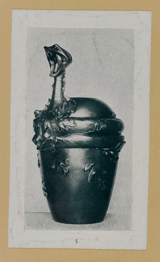 Lucien Bonvallet - Vase couvert au cobra