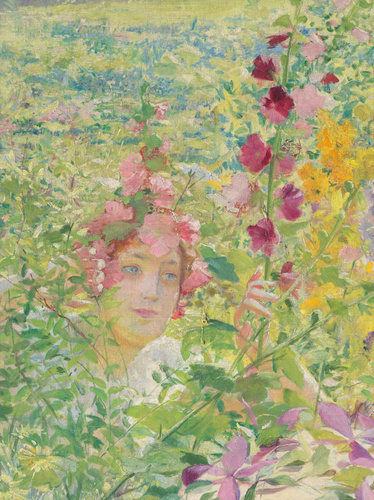 Le Chevalier aux fleurs Georges Rochegrosse Mus e d Orsay