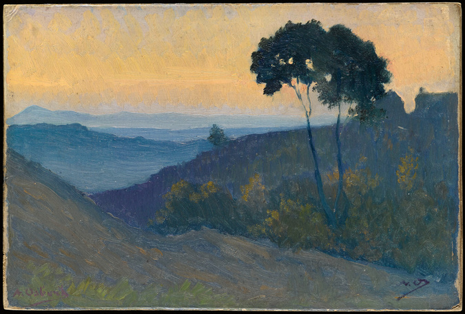 Alphonse Osbert - Le Soir à Viermeux, près Vichy