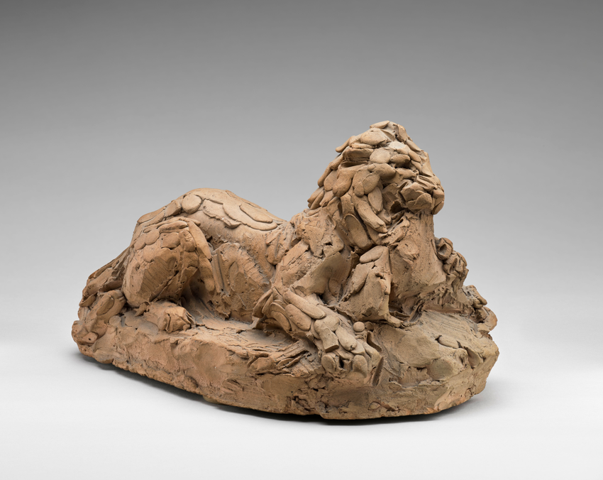 Antoine-Louis Barye - Lion dévorant un animal
