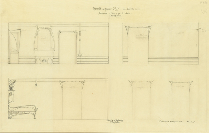 Hector Guimard - Nogent-sur-Vernisson, aux Gévrils, propriété de M. Roy (bâtimen...