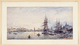 Johan Barthold Jongkind - Le port de Marseille