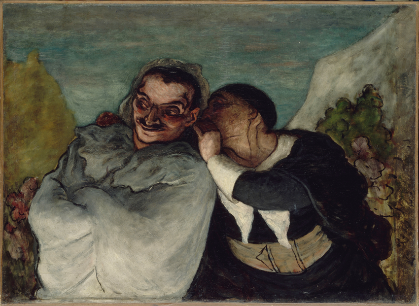 Crispin et Scapin - Honoré Daumier