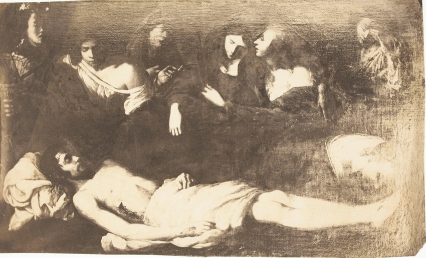 André Adolphe Eugène Disdéri - Peinture représentant une Déploration du Christ