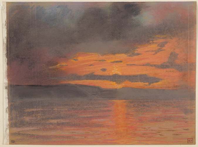 Charles Cottet - Crépuscule sur la mer