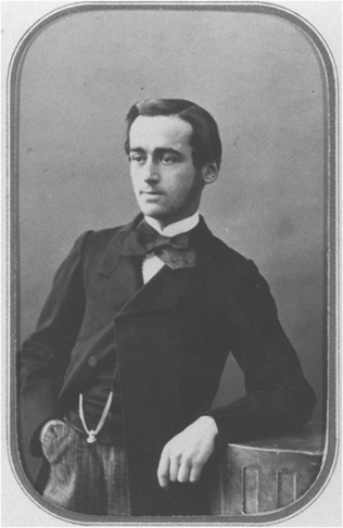 Paul Nadar - Jeune homme accoudé